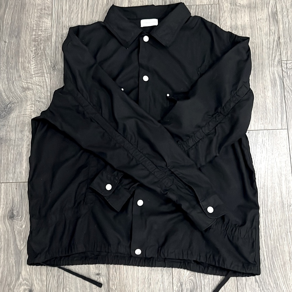 John Elliott black overshirt